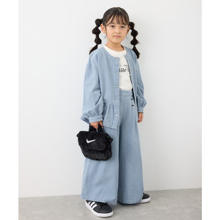 【KIDS】裾フリルデニムブルゾン | ROPE' PICNIC【KIDS】 | 詳細画像14 