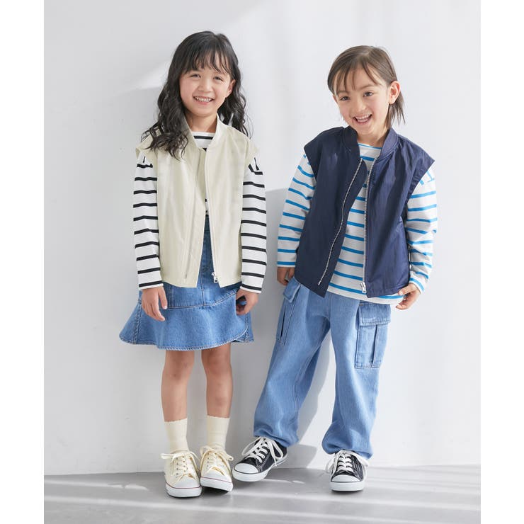 【KIDS】撥水加工/ミリタリーベスト/リンクコーデ[品番：RPCW0041671]｜ROPE'  PICNIC【KIDS】（ロペピクニック）のキッズファッション通販｜SHOPLIST（ショップリスト）