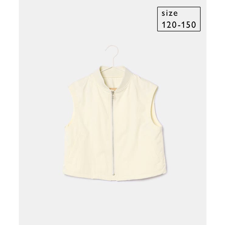 オフホワイト(15) | 【KIDS】撥水加工/ミリタリーベスト/リンクコーデ | ROPE' PICNIC【KIDS】