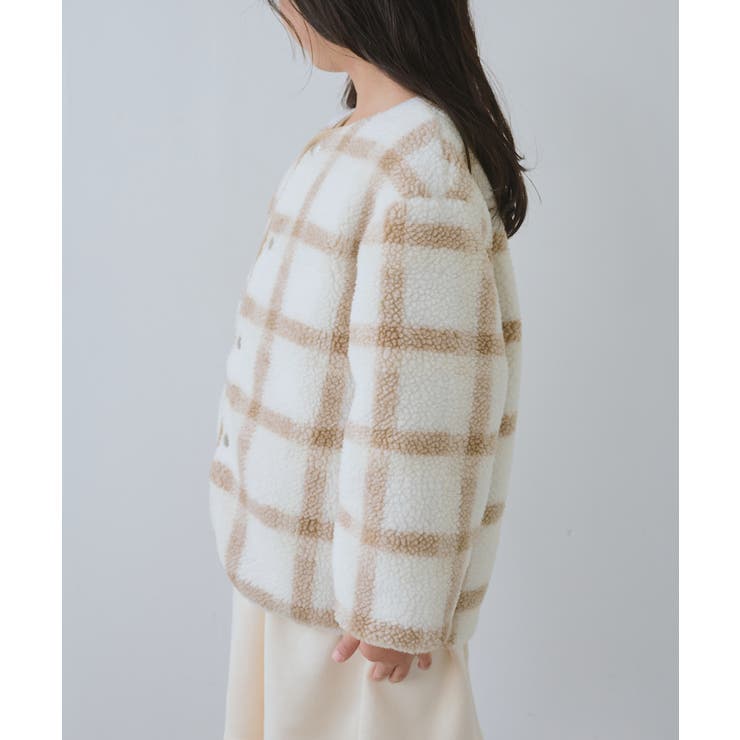 【KIDS/キッズ】リバーシブルチェックボアブルゾン | ROPE' PICNIC【KIDS】 | 詳細画像18 