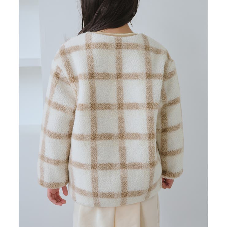 【KIDS/キッズ】リバーシブルチェックボアブルゾン | ROPE' PICNIC【KIDS】 | 詳細画像19 