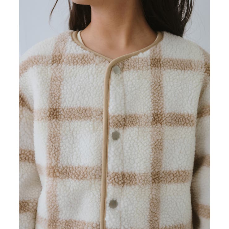 【KIDS/キッズ】リバーシブルチェックボアブルゾン | ROPE' PICNIC【KIDS】 | 詳細画像20 