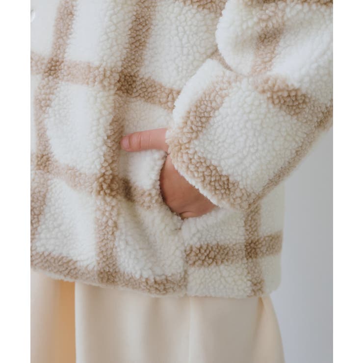 【KIDS/キッズ】リバーシブルチェックボアブルゾン | ROPE' PICNIC【KIDS】 | 詳細画像22 