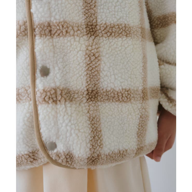 【KIDS/キッズ】リバーシブルチェックボアブルゾン | ROPE' PICNIC【KIDS】 | 詳細画像23 