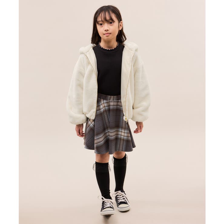 【KIDS/キッズ】ふわふわフェイクファージップブルゾン | ROPE' PICNIC【KIDS】 | 詳細画像4 