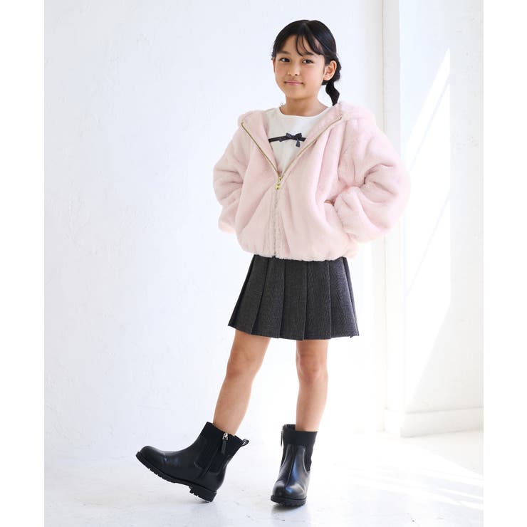 【KIDS/キッズ】ふわふわフェイクファージップブルゾン | ROPE' PICNIC【KIDS】 | 詳細画像14 