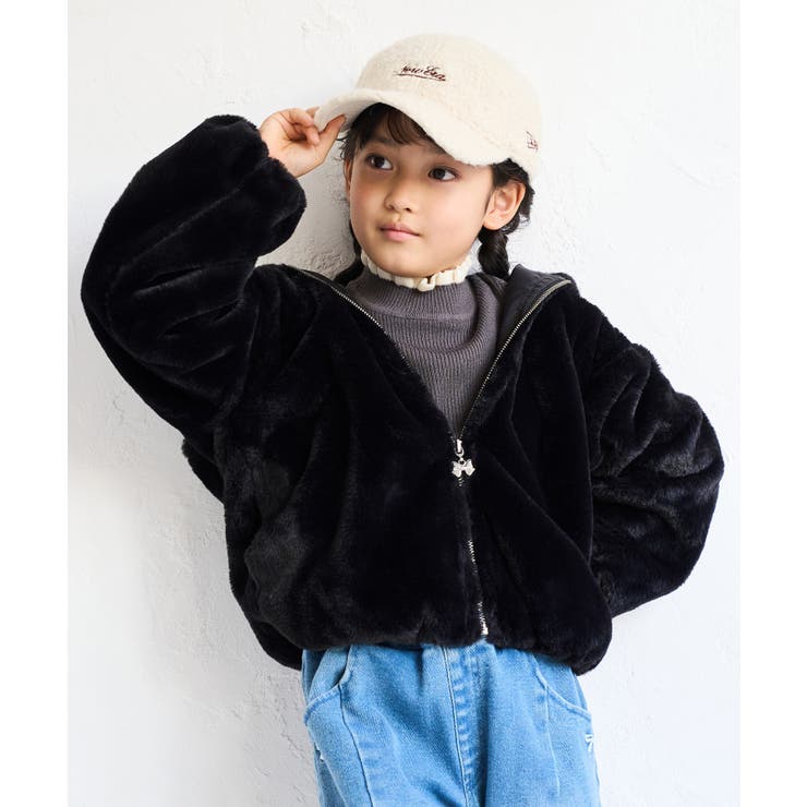 【KIDS/キッズ】ふわふわフェイクファージップブルゾン | ROPE' PICNIC【KIDS】 | 詳細画像6 