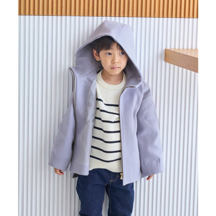 【KIDS】リンクコーデ/ジャージメルトンジップアップフーディ | ROPE' PICNIC【KIDS】 | 詳細画像15 