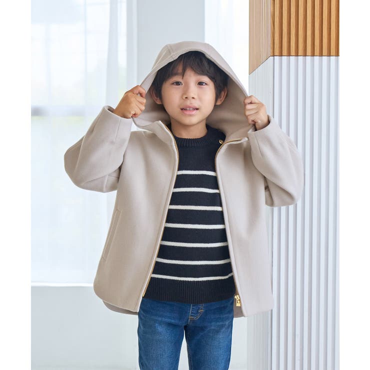 ベージュ系(28) | 【KIDS】リンクコーデ/ジャージメルトンジップアップフーディ | ROPE' PICNIC【KIDS】