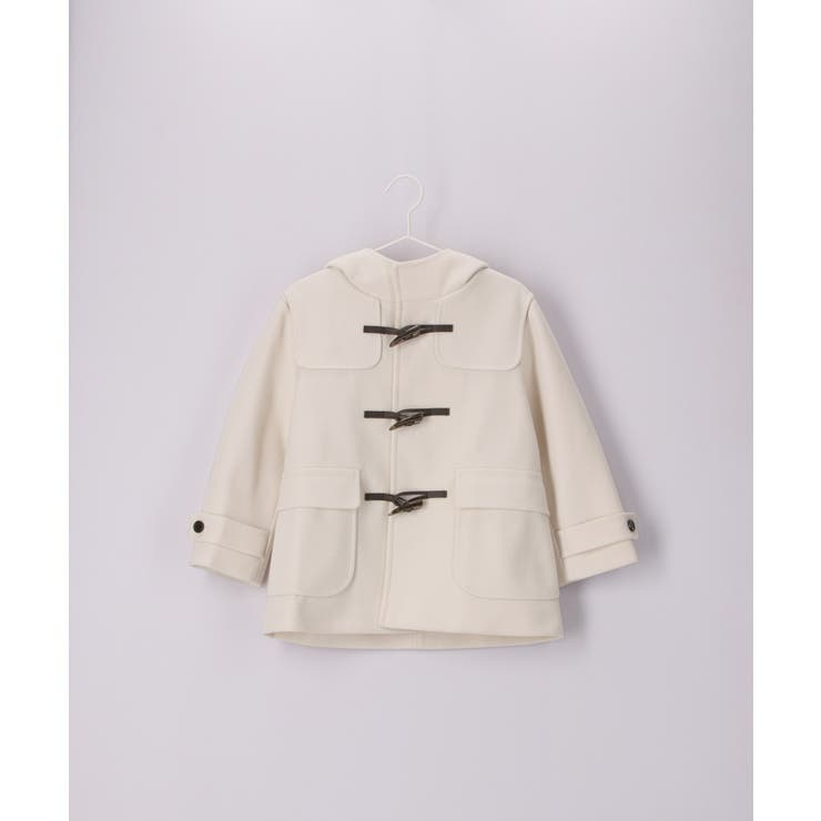 ROPÉ PICNIC リンクコーデ ジャージメルトンファー付きダッフルコート 楽天市場】【ドラマ着用】リンクコーデ/ジャージメルトンファー付き