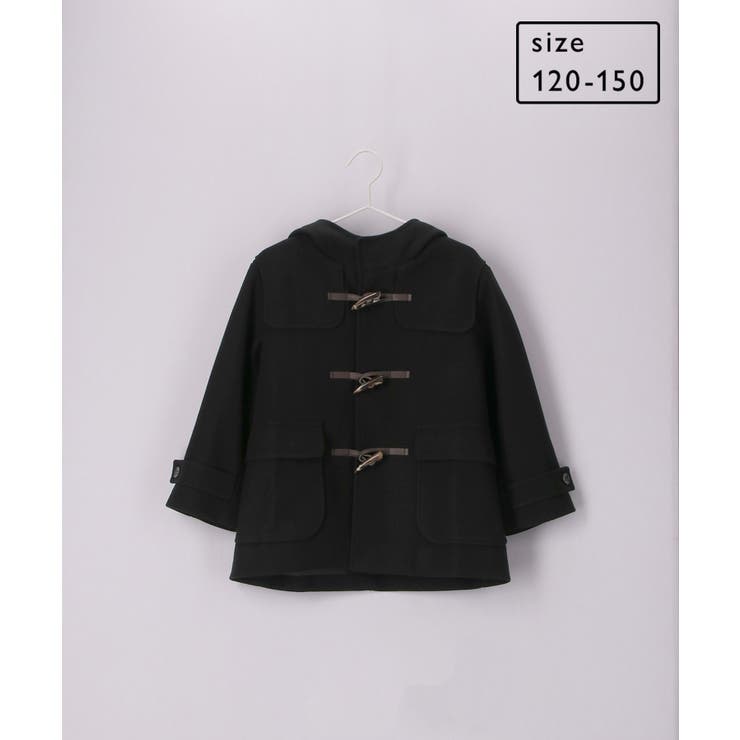 KIDS】ジャージメルトンダッフルコート/リンクコーデ[品番