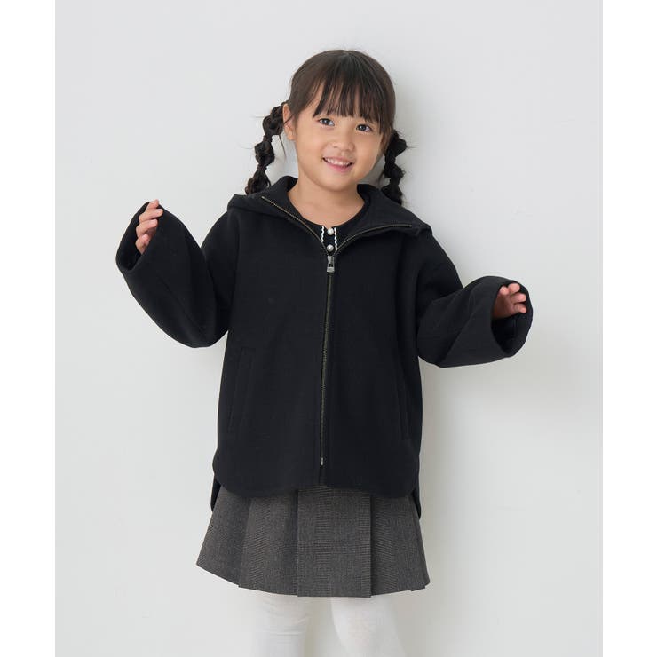 【KIDS】ジャージメルトンフード付きアウター/リンクコーデ | ROPE' PICNIC【KIDS】 | 詳細画像2 