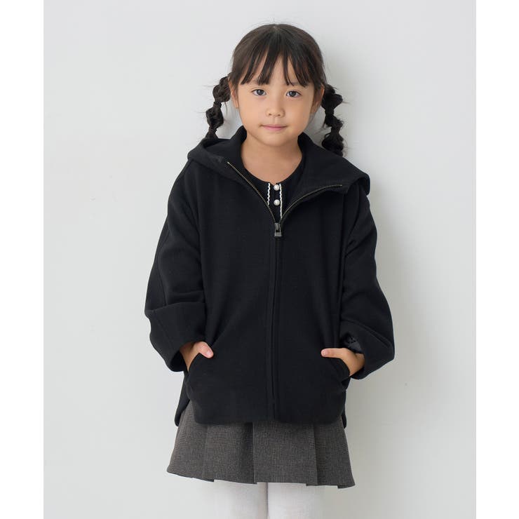 【KIDS】ジャージメルトンフード付きアウター/リンクコーデ | ROPE' PICNIC【KIDS】 | 詳細画像3 