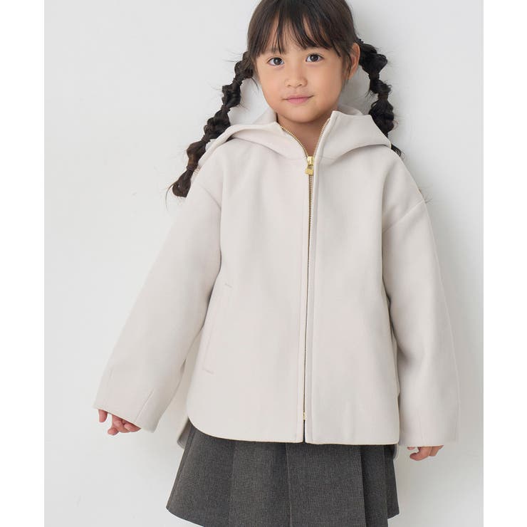 【KIDS】ジャージメルトンフード付きアウター/リンクコーデ | ROPE' PICNIC【KIDS】 | 詳細画像9 