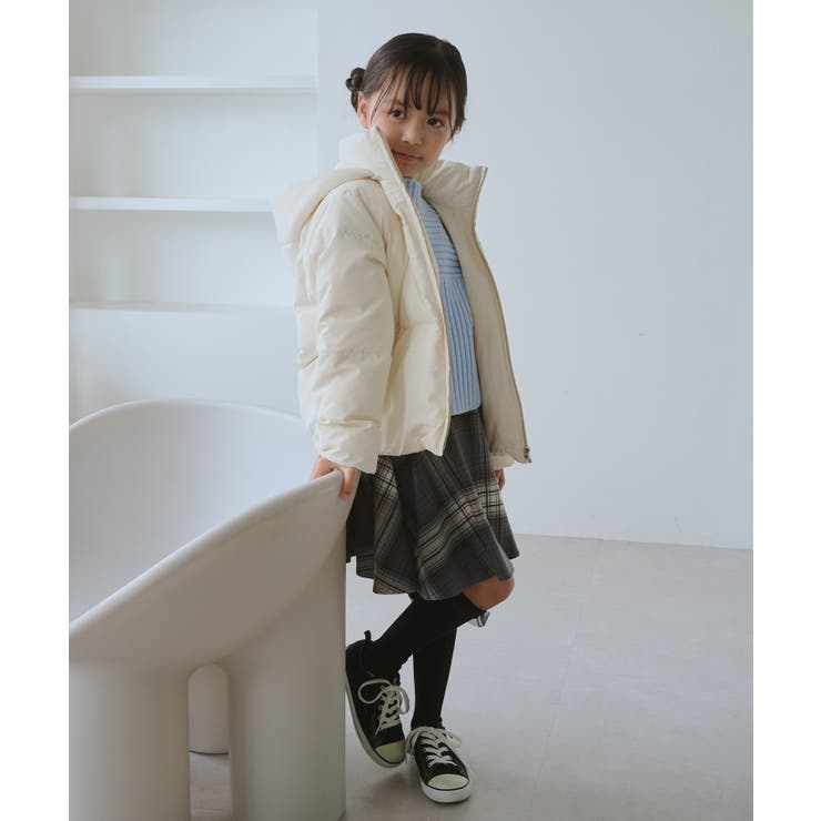 GREEN DOWN MINOTECHフード取り外しショートダウン | ROPE' PICNIC【KIDS】 | 詳細画像12 