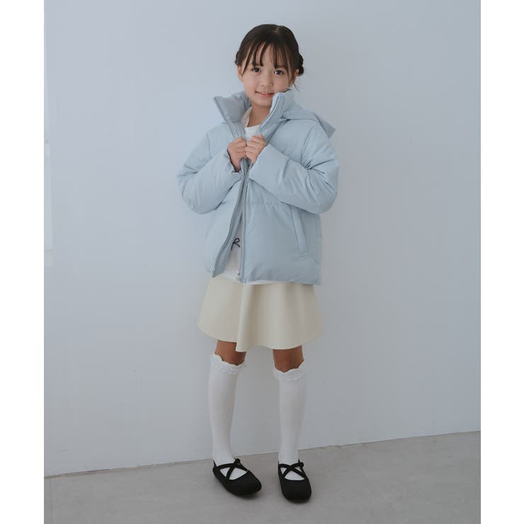 GREEN DOWN MINOTECHフード取り外しショートダウン | ROPE' PICNIC【KIDS】 | 詳細画像19 