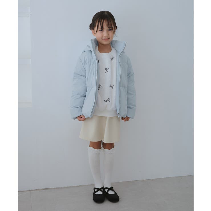 GREEN DOWN MINOTECHフード取り外しショートダウン | ROPE' PICNIC【KIDS】 | 詳細画像20 