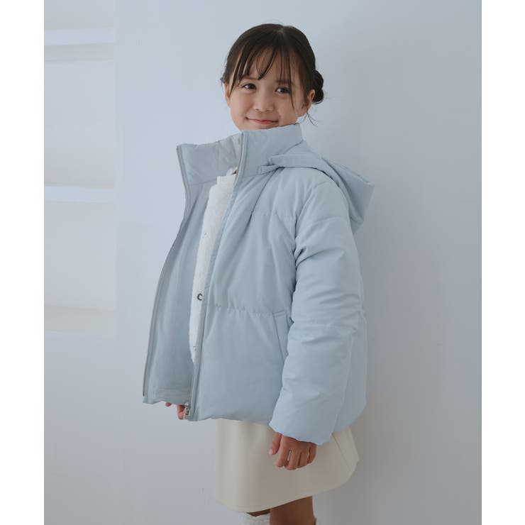 GREEN DOWN MINOTECHフード取り外しショートダウン | ROPE' PICNIC【KIDS】 | 詳細画像21 