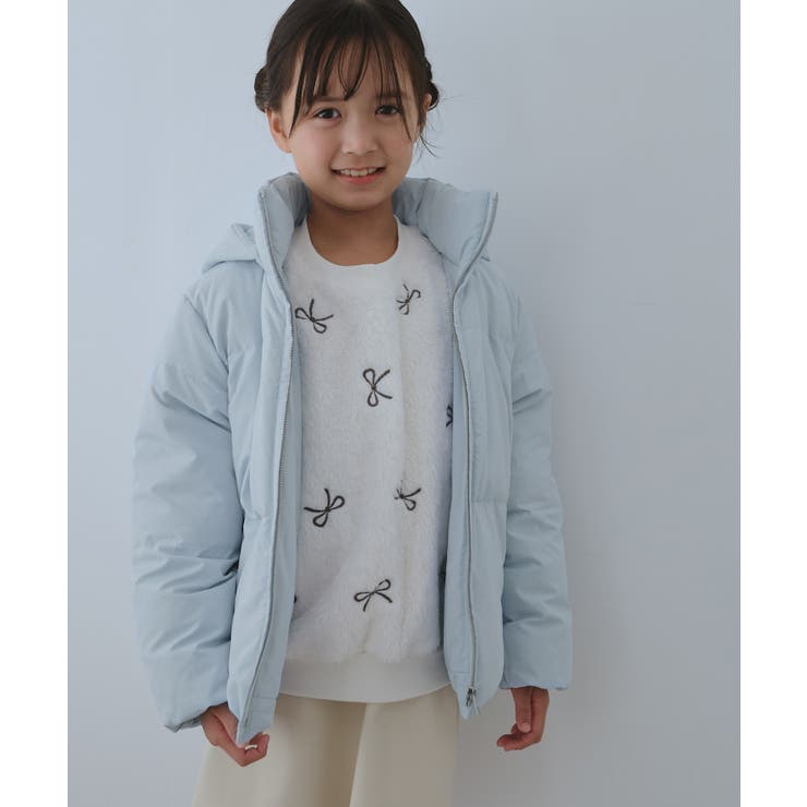 GREEN DOWN MINOTECHフード取り外しショートダウン | ROPE' PICNIC【KIDS】 | 詳細画像22 