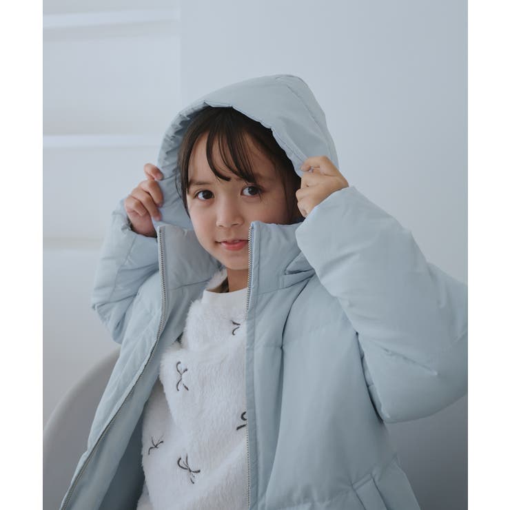 GREEN DOWN MINOTECHフード取り外しショートダウン | ROPE' PICNIC【KIDS】 | 詳細画像24 