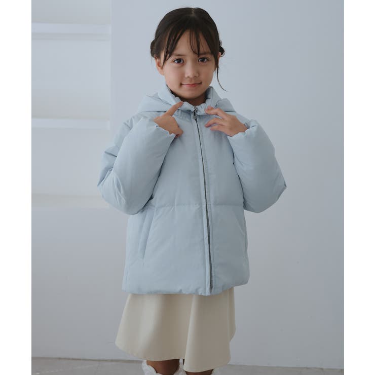 GREEN DOWN MINOTECHフード取り外しショートダウン | ROPE' PICNIC【KIDS】 | 詳細画像28 