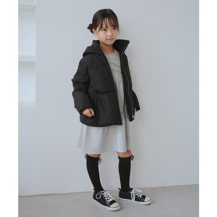 GREEN DOWN MINOTECHフード取り外しショートダウン | ROPE' PICNIC【KIDS】 | 詳細画像3 