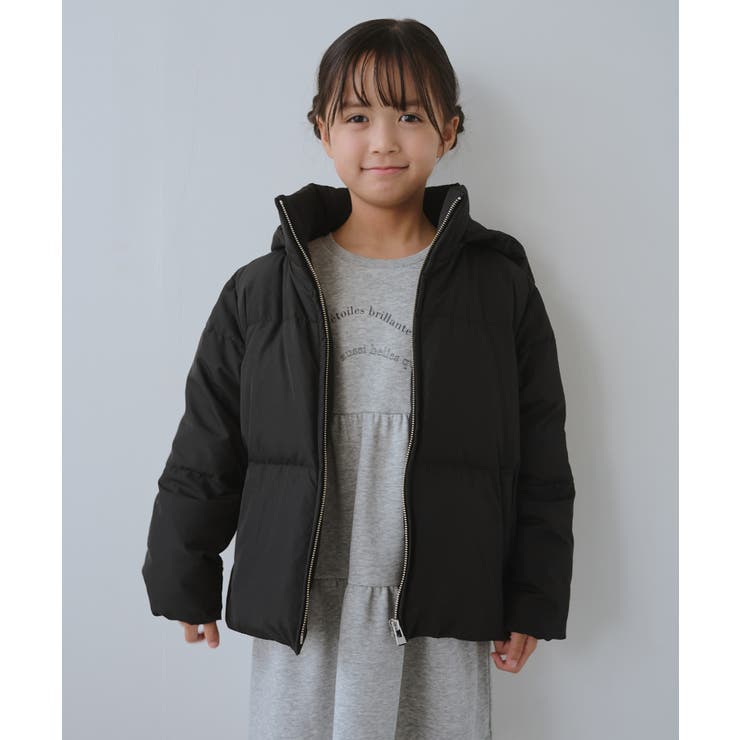 GREEN DOWN MINOTECHフード取り外しショートダウン | ROPE' PICNIC【KIDS】 | 詳細画像5 