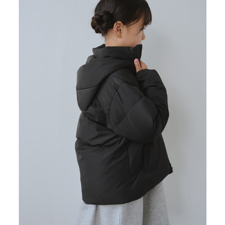 GREEN DOWN MINOTECHフード取り外しショートダウン | ROPE' PICNIC【KIDS】 | 詳細画像6 