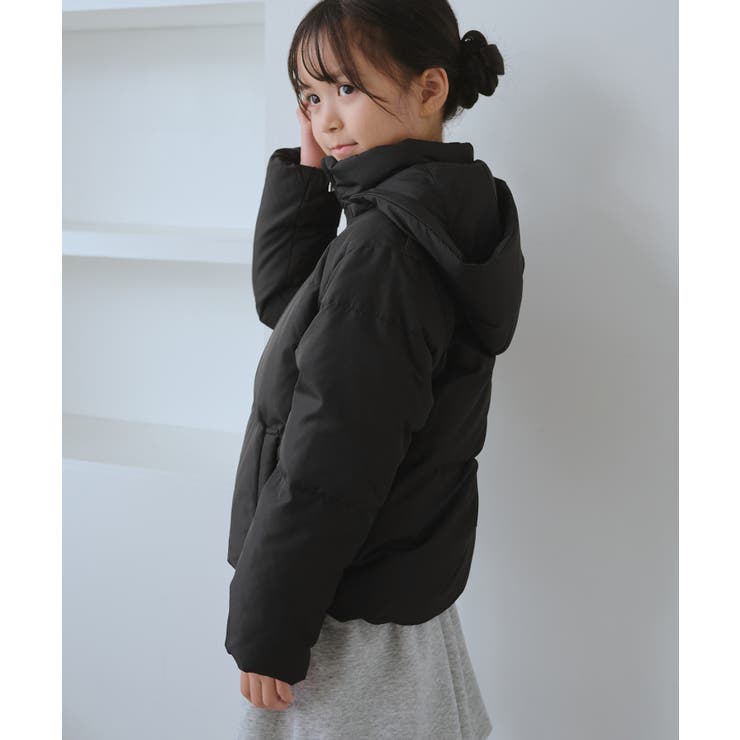 GREEN DOWN MINOTECHフード取り外しショートダウン | ROPE' PICNIC【KIDS】 | 詳細画像9 