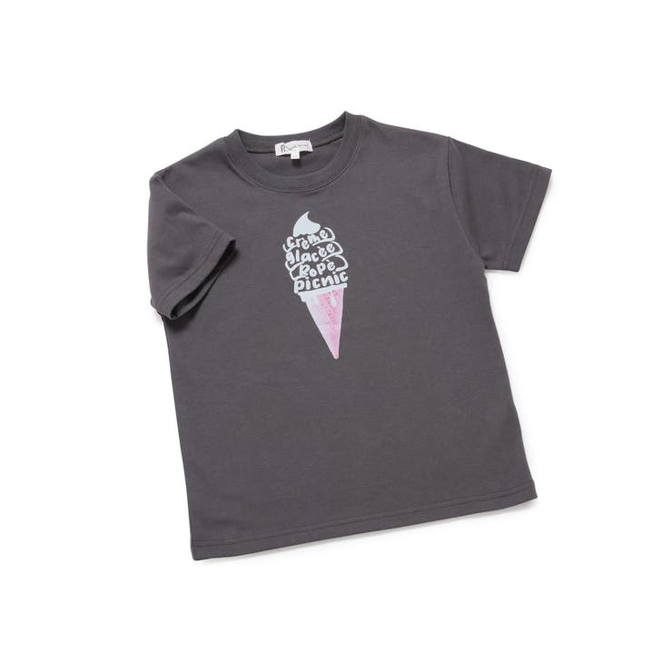 Kids アイスクリームロゴプリントtシャツ 品番 Rpcw Rope Picnic ロペピクニック のキッズファッション通販 Shoplist ショップリスト