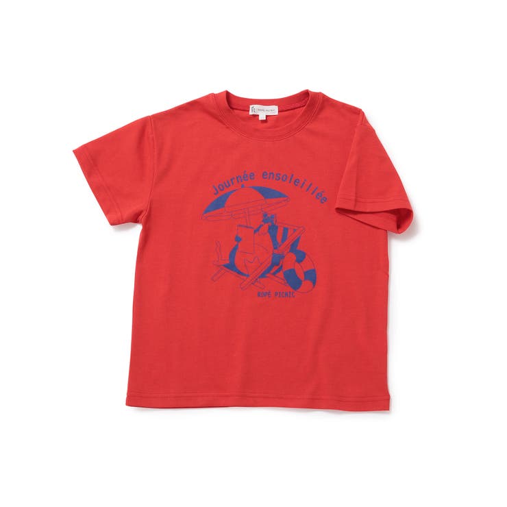 KIDS】ペンギンバカンスプリントTシャツ[品番：RPCW0013431]｜ROPE