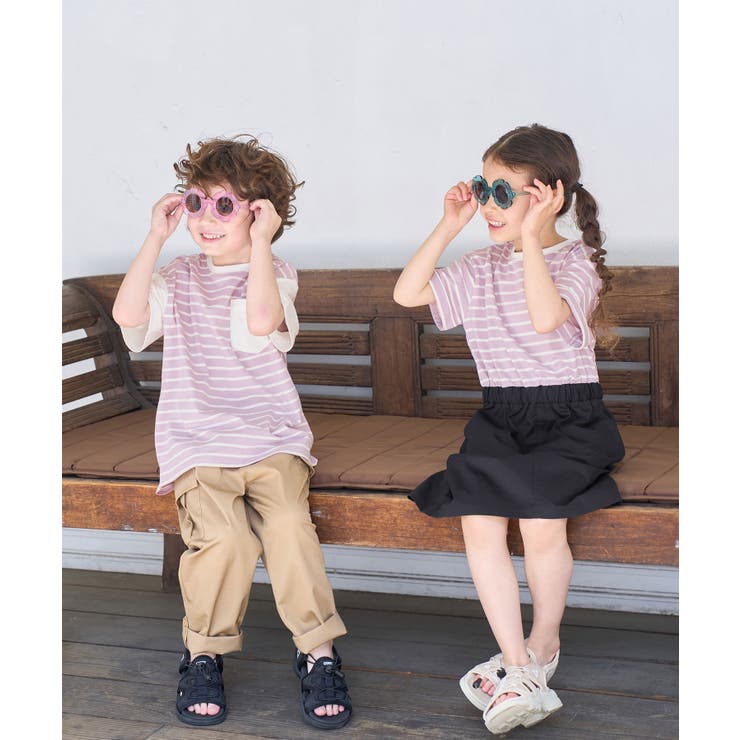 【KIDS】リンクコーデ/カラーボーダーアソートTシャツ | ROPE' PICNIC【KIDS】 | 詳細画像6 