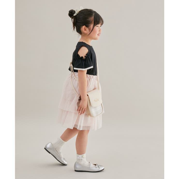 【KIDS】肩あきフリルハーフスリーブTシャツ | ROPE' PICNIC【KIDS】 | 詳細画像3 