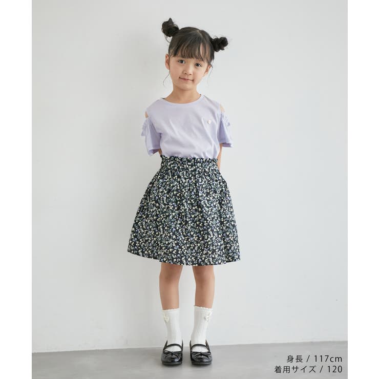 【KIDS】肩あきフリルハーフスリーブTシャツ | ROPE' PICNIC【KIDS】 | 詳細画像9 