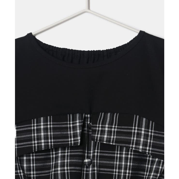 【KIDS】レイヤード風チェックドッキングチュニック/セットアップ対応 | ROPE' PICNIC【KIDS】 | 詳細画像13 