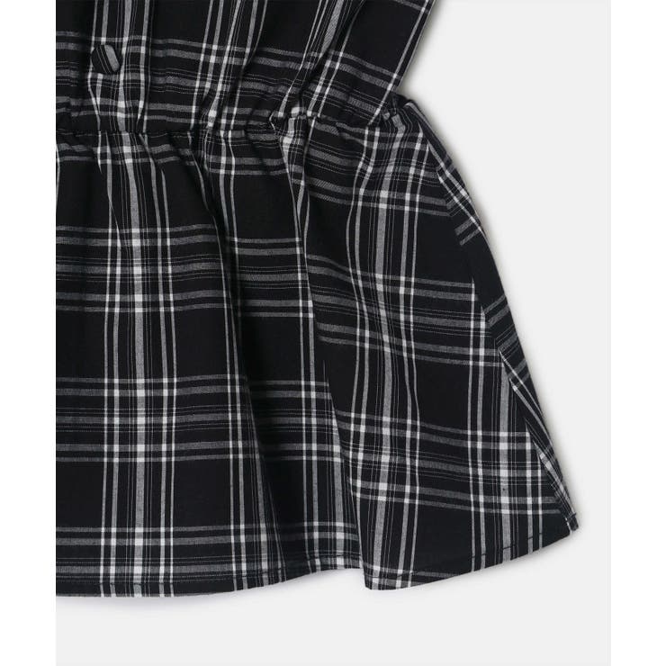 【KIDS】レイヤード風チェックドッキングチュニック/セットアップ対応 | ROPE' PICNIC【KIDS】 | 詳細画像15 