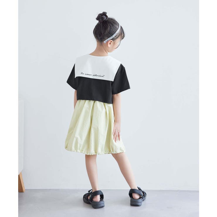 【KIDS】セーラーカラークロップドプルオーバー/接触冷感 | ROPE' PICNIC【KIDS】 | 詳細画像4 