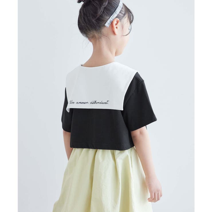 【KIDS】セーラーカラークロップドプルオーバー/接触冷感 | ROPE' PICNIC【KIDS】 | 詳細画像6 