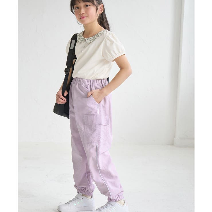 【KIDS/キッズ】プチフラワー衿付きトップス/セットアップ対応 | ROPE' PICNIC【KIDS】 | 詳細画像15 