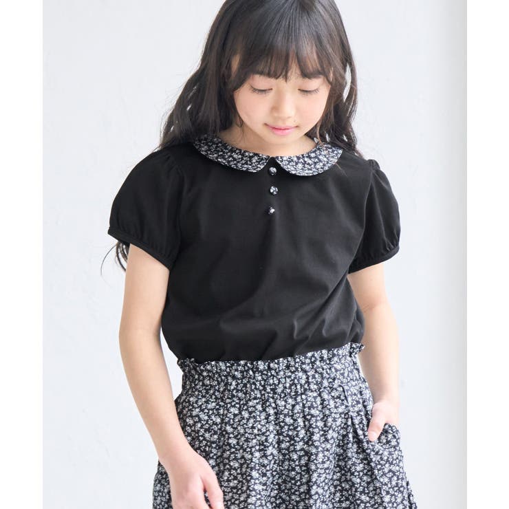 【KIDS/キッズ】プチフラワー衿付きトップス/セットアップ対応 | ROPE' PICNIC【KIDS】 | 詳細画像5 