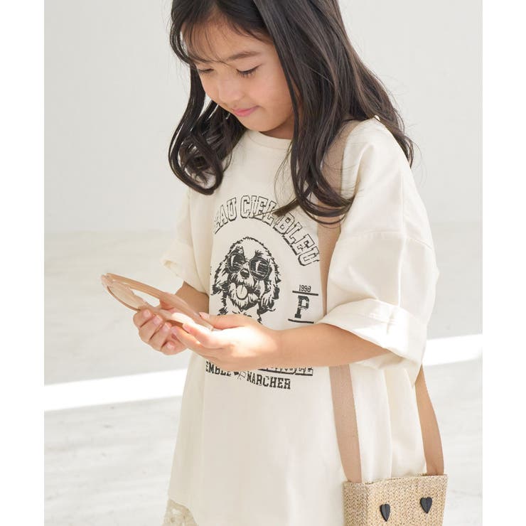 オフホワイト(15) | 【KIDS】DOGプリントトップス | ROPE' PICNIC【KIDS】