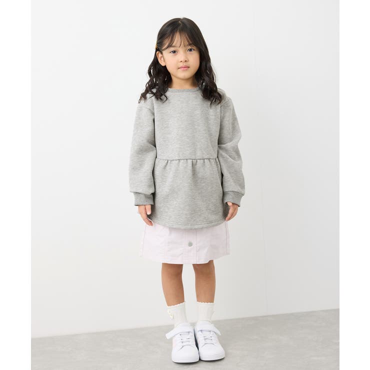 【KIDS】裏起毛ペプラムトップス | ROPE' PICNIC【KIDS】 | 詳細画像2 