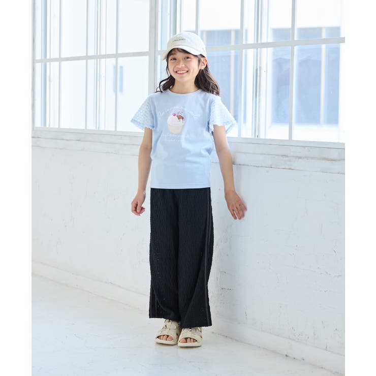 【KIDS/キッズ】アイスプリント袖ジャガードトップス | ROPE' PICNIC【KIDS】 | 詳細画像6 