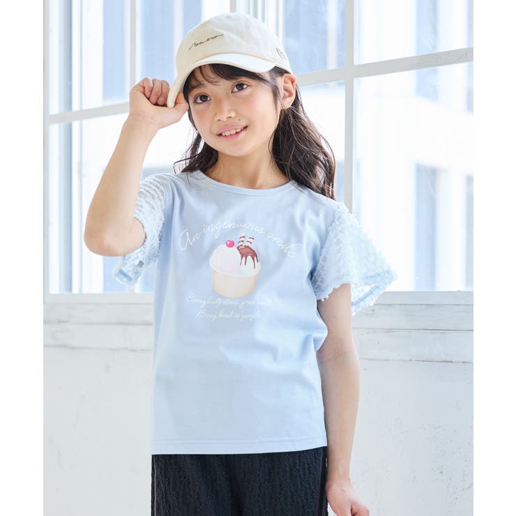 【KIDS/キッズ】アイスプリント袖ジャガードトップス | ROPE' PICNIC【KIDS】 | 詳細画像7 