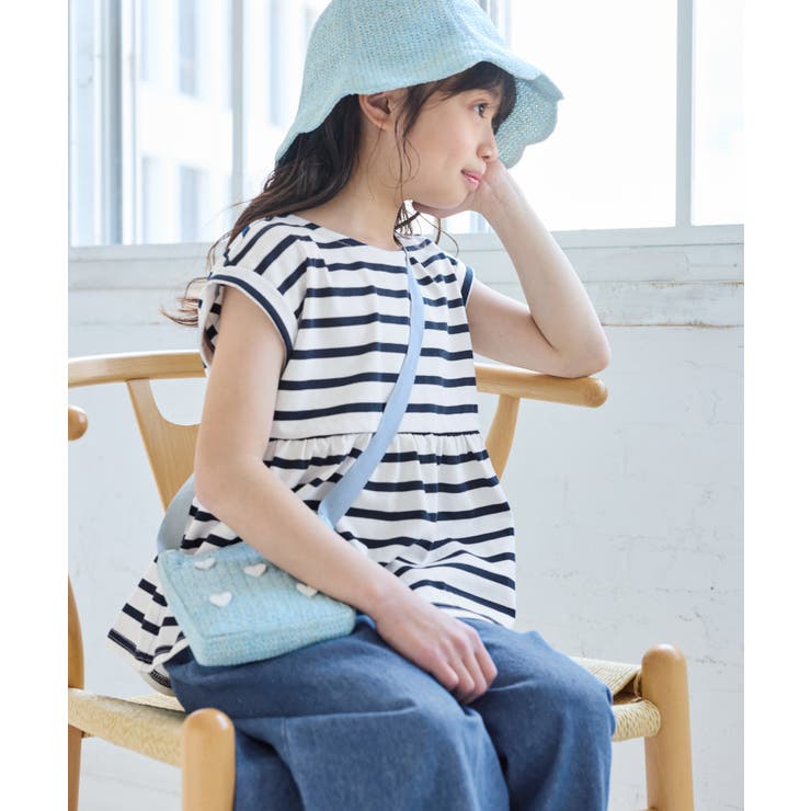 キナリ(16) | 【KIDS/キッズ】ボーダーチュニックトップス | ROPE' PICNIC【KIDS】