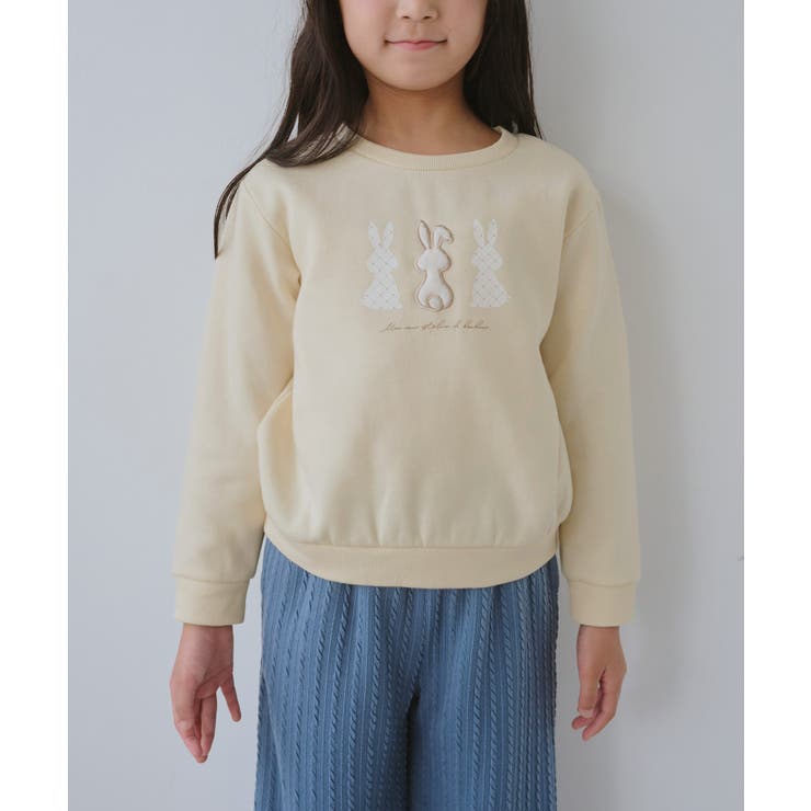 【KIDS/キッズ】裏起毛うさぎモチーフプルオーバー | ROPE' PICNIC【KIDS】 | 詳細画像10 