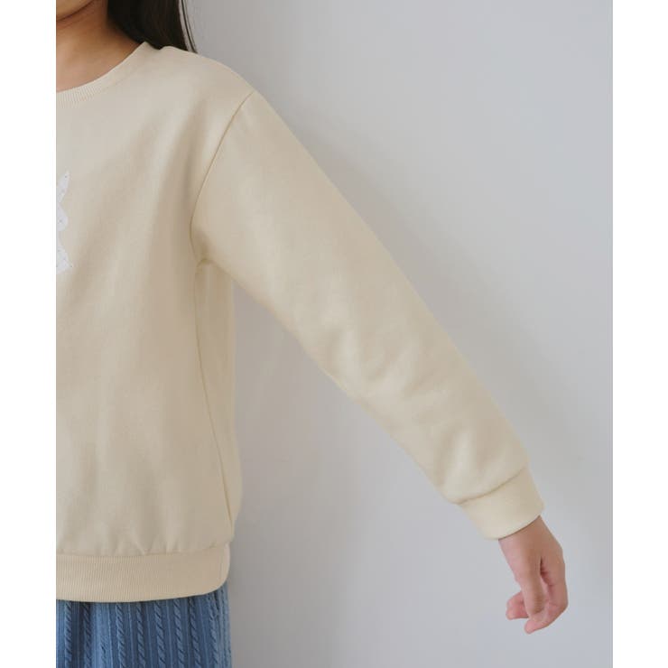 【KIDS/キッズ】裏起毛うさぎモチーフプルオーバー | ROPE' PICNIC【KIDS】 | 詳細画像14 