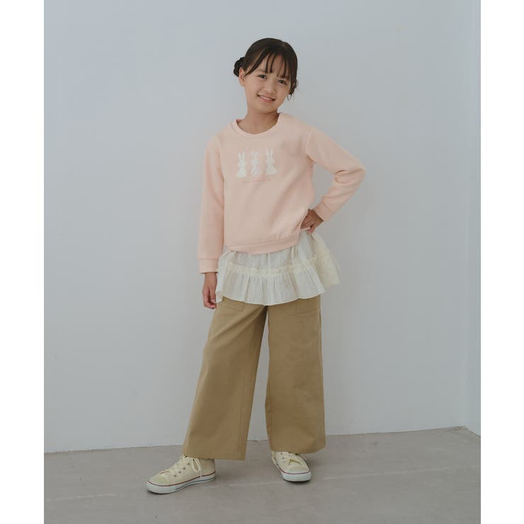 【KIDS/キッズ】裏起毛うさぎモチーフプルオーバー | ROPE' PICNIC【KIDS】 | 詳細画像5 