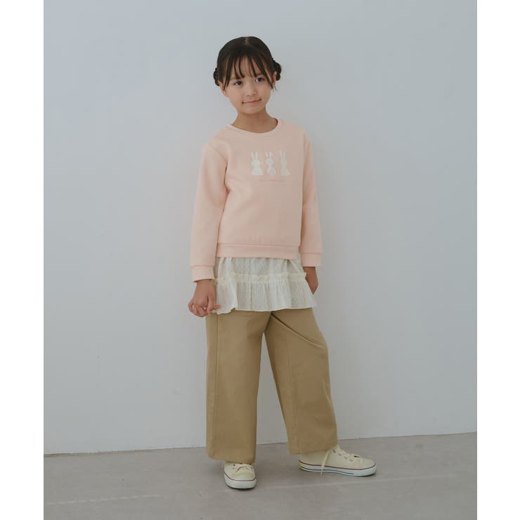 【KIDS/キッズ】裏起毛うさぎモチーフプルオーバー | ROPE' PICNIC【KIDS】 | 詳細画像6 