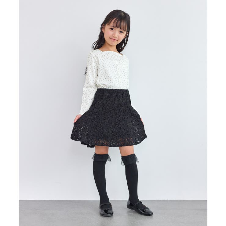 【KIDS/キッズ】プチフラワーレイヤード風プルオーバー | ROPE' PICNIC【KIDS】 | 詳細画像2 